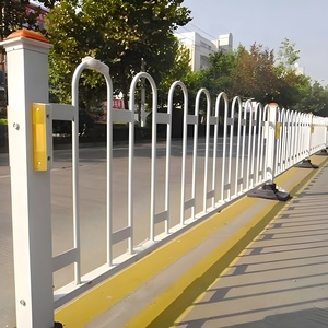 Steel Pipe Road Guardrail 80x80mm Square <strong>Post</strong> 16mm Steel Engineering <strong>Level</strong> Reflective Hot-Dip Galvanized for Long-Term Outdoor - Product Image 2