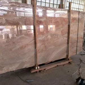 טבעי אבן Breccia Oniciata ורוד אדום waterjet אריחים אריח