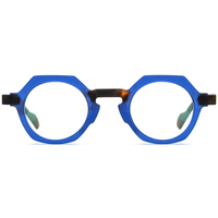 Monture de lunettes Borregls en acétate mat pour femme, lunettes octogonales de haute qualité, lunettes vintage polygonales, lunettes optiques pour homme 19229