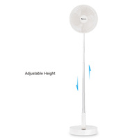 Nouveauté Ventilateur portable puissant 2 en 1 pour la maison et le camping-car, mini ventilateur USB rechargeable de 7 pouces, 3 vitesses, moteur sans balais pliable, été