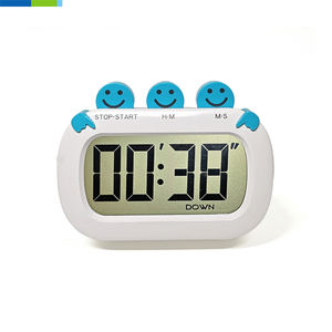 Temporizador de Cocina Digital de 99 minutos y 59 segundos, temporizador de Cuenta regresiva con cara sonriente, diseño cuadrado minimalista de plástico ecológico - Product Image 6