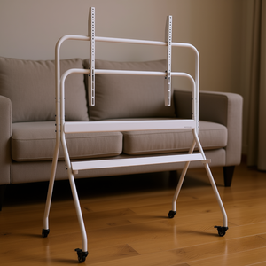 Elevate <b>TV</b> Stand <b>Mobile</b> Cart 35-100 Inch LED LCD OLED 800x600mm VESA Metal One-Layer Tray Four Brackets - Product Image 2