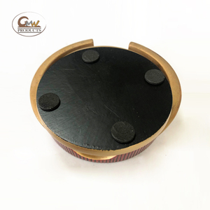 مجموعة حاملات أكواب من الراتنج على شكل خرطوش بندقية عيار <span class=keywords><strong>12</strong></span> مع قاعدة، هدية للصيد والثقافة الغربية - Product Image 6