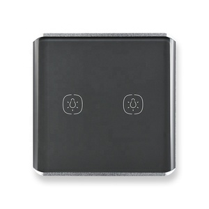 Interrupteur intelligent Tuya Smart Zigbee compatible avec l'application Tuya Smart, norme européenne, contrô<span class=keywords><strong>le</strong></span> des lumières, compatible avec Yandex <span class=keywords><strong>Alice</strong></span>, tactile - Product Image 4