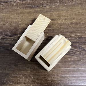 Wholesale Wooden Box Mini Pine Wood Rectangle <b>Drawer</b> Gift Jewelry Storage Box for Travel - Product Image 6