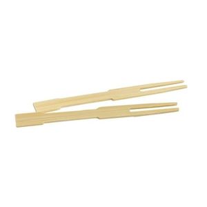 Tenedor de Bambú para Fruta de 90, 100 y 110 mm, Tenedor de Plato de Bambú, Cuchara, Vajilla de Bambú Desechable para Aperitivos, Precio de Fábrica - Product Image 3