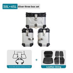 Support de coffre arrière <span class=keywords><strong>en</strong></span> alliage d'aluminium pour <span class=keywords><strong>moto</strong></span> CB500X, capacité 38L/45L, fixe et amovible - Product Image 3