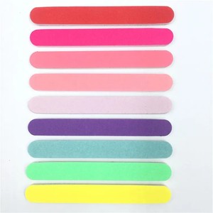 OEM Custom Double Side Emery 80 100 180 240 Grit Promotion Gift Color Japanese Small Nail File