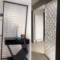 Gradient Recst Couleur Solide Bloc De Briques De Verre Cristal De Glace Bâtiment Décoratif Briques De Verre Blocs Fournisseurs Avec Prix De Gros