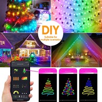 Nuevas Luces LED Mágicas de Alambre de Cuero IP65 5V USB para Navidad, Luces de Cadena LED RGBIC Inteligentes con Control Remoto y por Aplicación
