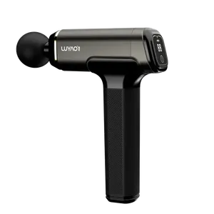 LUYAO充電式電気マッサージャーガンABS素材パーカッションマッスルカイロプラクティックツール、体と頭のリラックスフェイシャル用 - Product Image 1