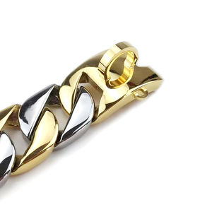 Unieke Rvs Goede Kwaliteit Gouden Ketting Link Sterkste Hond Ketting Kraag - Product Image 5