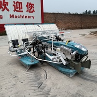 Machine à planter Wubota à 6 rangs, transplanteur de riz manuel mécanique à 6 rangs, transplanteur à 6 rangs de type marchant