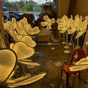 LEDA Factory Direct LED <b>Light</b> for Wedding Aisle Warm Yellow and White <b>Flower</b> Aisle <b>Light</b> for Wedding Events - Product Image 6