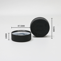 Bouteille cylindrique personnalisable en PET recyclé multi-capacités pour emballage de capsules et de comprimés avec couvercle à clapet