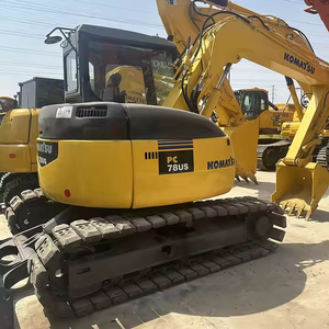 Excavatrice d'occasion bon marché 7.8 tonnes d'occasion Komatsu PC78US mini pelle hydraulique à chenilles japonaise d'occasion prix séduisant à vendre - Product Image 2