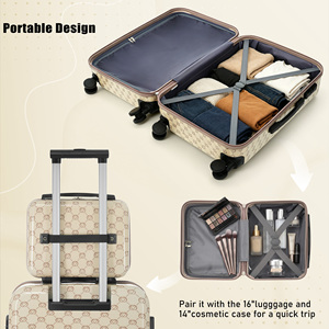 Ready Stock in USA Free Shipping 5-Piece Hardside Luggage Set , 14/16/20/24/28 Inch ABS Spinner <b>Suitcases</b> Support Dropshipping - Product Image 6