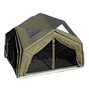 Mới nhất màu xanh lá cây 4 Bên Cửa Inflatable nấm Nhà lều cho ngoài trời cắm trại lều không khí - Product Image 1