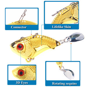 Señuelo Vibrador Vibra Lure de 16g y 4.5cm, Cebo de Fondo para Pesca en Agua Dulce, Señuelo Duro Giratorio para la Pesca - Product Image 4