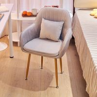 Chaises et tabourets de salle à manger en métal de luxe léger, design moderne, meubles durables pour la maison, pour le salon