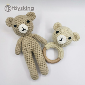 Orsacchiotto in Cotone Fatto a Mano, Giocattolo all'Uncinetto di Alta Qualità, Amico Morbido e Coccoloso dalla Fabbrica ToysKing - Product Image 6