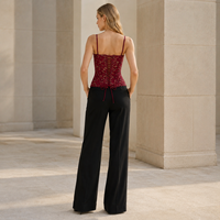 Corset personnalisé pour femme, vêtements et accessoires, fabricant OEM ODM, corsage de luxe en dentelle, bustier, gaine amincissante, pour mariages, soirées et clubbing, coupe ajustée