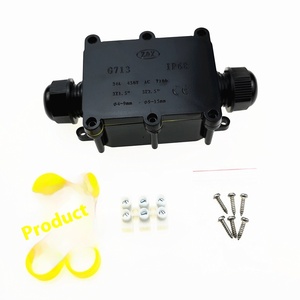 IP68 étanche <span class=keywords><strong>LED</strong></span> réverbère boîte de jonction noir câble en plastique bidirectionnel 10A cuivre Contact matériel connecteurs - Product Image 5