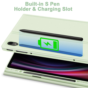 Custodia con Tastiera Staccabile per <span class=keywords><strong>Samsung</strong></span> <span class=keywords><strong>Galaxy</strong></span> <span class=keywords><strong>Tab</strong></span> S10 Lite/S10 FE/<span class=keywords><strong>S9</strong></span> FE 10.9 pollici/<span class=keywords><strong>S9</strong></span> 11 pollici, Custodia con Tastiera Wireless e Porta Penna - Product Image 3