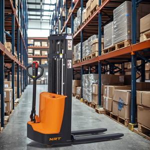 Nrt Staande Type Laadvermogen 1.5T Volledige Standaard Op Vrachtwagen 24V/85ah Elektrische Palletstapelaar - Product Image 1