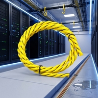 Speed SPD-WL1100 2-Pin TCP/IP Wasserleck-Erkennungskabel mit Stecker, 500M Reichweite