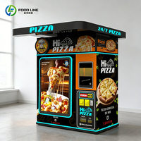 Distributeur automatique de pizzas professionnel, haute efficacité, économie d'énergie, faible bruit, fonctionnement fluide pour restaurant
