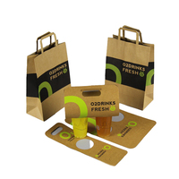 Sac en papier kraft pour stratification, logo personnalisé, ensemble cadeau de luxe pour jouets pour les courses de supermarché avec design personnalisé