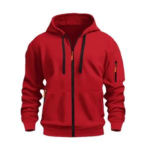 Felpa con cappuccio con cerniera Anti-Pilling da <span class=keywords><strong>uomo</strong></span> invernale con consegna diretta in fabbrica <span class=keywords><strong>abbigliamento</strong></span> <span class=keywords><strong>Casual</strong></span> - Product Image 5