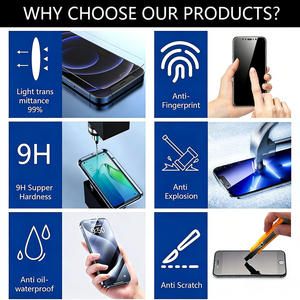 Protection d'écran en verre trempé anti-espion 2.5D, prix usine, dureté 9H, <span class=keywords><strong>incassable</strong></span>, étanche pour <span class=keywords><strong>XR</strong></span> 12 13 14 - Product Image 3