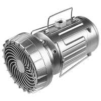 Lanterne de camping LED 3 en 1 avec ventilateur, lanterne pour les urgences, les pannes de courant, la randonnée, le camping portable