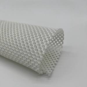 Tela de Malla de Punto por Urdimbre 100% Poliéster, Transpirable en <span class=keywords><strong>3D</strong></span>, Anti-Pilling y Teñida Lisa para Prendas, Bolsos, Sombreros y Zapatos - Product Image 5