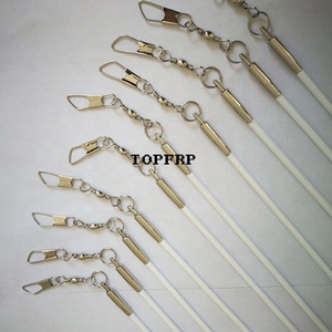 High Quality Fiberglass Wand Streamers <b>Pole</b> Gymnastics <b>Dance</b> Ribbon Stick - Product Image 3