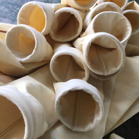 Sac filtrant de dépoussiérage sur mesure, chaussette filtrante haute efficacité pour dépoussiéreur à sacs, traitement des gaz résiduels