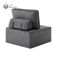 Petit ensemble de canapés (fauteuil individuel, pouf) pour salon, chambre à coucher, chambre d'amis ou chambre d'enfant