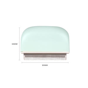 Vente en gros du fabricant Peigne de toilettage pour chat en acier inoxydable vert rose blanc et ABS - Product Image 3