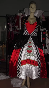 Disfraz <span class=keywords><strong>de</strong></span> <span class=keywords><strong>Reina</strong></span> Roja <span class=keywords><strong>de</strong></span> Alicia en el País <span class=keywords><strong>de</strong></span> las Maravillas <span class=keywords><strong>para</strong></span> <span class=keywords><strong>Mujer</strong></span>, Disfraz <span class=keywords><strong>de</strong></span> <span class=keywords><strong>Reina</strong></span> <span class=keywords><strong>de</strong></span> <span class=keywords><strong>Corazones</strong></span> Malvada y Traviesa <span class=keywords><strong>para</strong></span> Fiesta <span class=keywords><strong>de</strong></span> Halloween, Uniforme <span class=keywords><strong>de</strong></span> Cosplay con Falda - Product Image 6