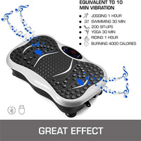 Plateforme de fitness vibrante portable 2026 pour entraînement corporel complet, utilisation en salle de sport, machine d'exercice pour la perte de poids et la relaxation