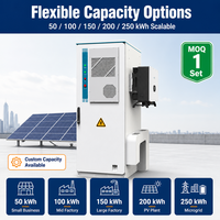 100kwh 150kWh 240kwh 300 kwh 300kWh 400kwh 500 kw 500kWh 600kwh Kabinet Baterai Lithium Ion untuk Komersial dan Industri