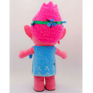 Costume de Mascotte Gonflable Populaire pour Adulte : Mascotte Gonflable Publicitaire <span class=keywords><strong>Poppy</strong></span>, Inspirée des Dessins Animés de Princesse Troll Magique - Product Image 5
