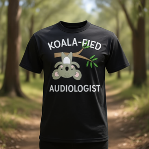 T-shirt Koala Fied Audiologist Pun unisex per adulti, a maniche corte, girocollo, stampa digitale, promozionale - Product Image 3
