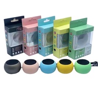 Nouveau mini haut-parleur subwoofer sans fil 5.0 avec basses puissantes, design portable en plastique, fonction d'appel et appairage TWS, portée >10M