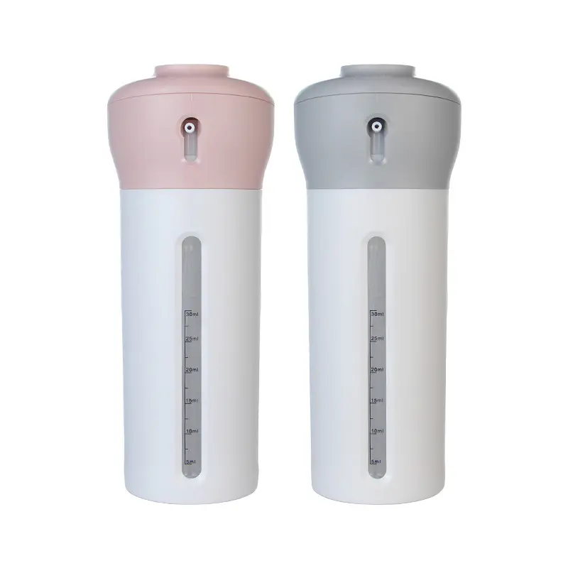 Botol Travel 4 in 1, kit wadah perlengkapan mandi botol Dispenser perjalanan untuk sampo perjalanan dapat digunakan kembali