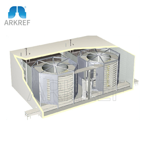 Arkref iqf đóng băng máy/Ice Cream liên tục đôi trống Blast xoắn ốc tủ đông - Product Image 4