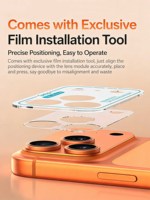Protecteur d'objectif d'appareil photo tout-en-un Benks pour iPhone 17 Pro Series – Film PET mat anti-traces de doigts à couverture intégrale