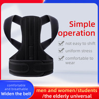Correcteur de posture de soutien du dos réglable de nouvelle conception pour les femmes et les hommes améliorent la posture